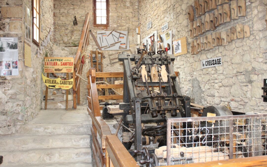 Visite de l’atelier du sabotier