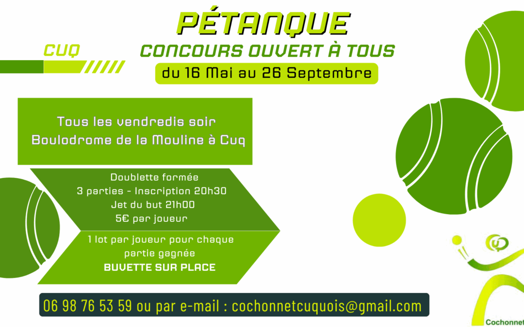 Concours de Pétanque