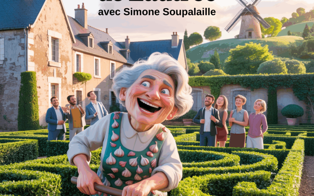 Visite historicomique de Lautrec par Simone Soupalaille et son assistant