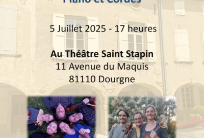 Concert Quintette de Dvorak et Trio de Chostakovitch_Dourgne