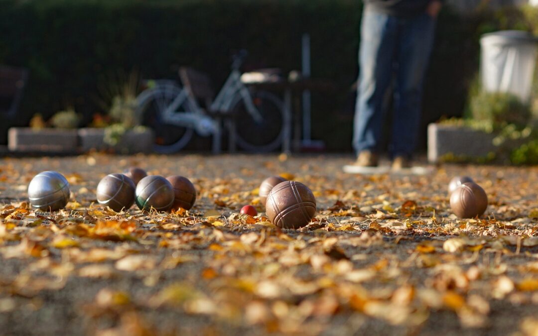 Concours de pétanque en doublette