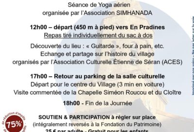 Journées du patrimoine 2025 – Massac Séran_Massac-Séran