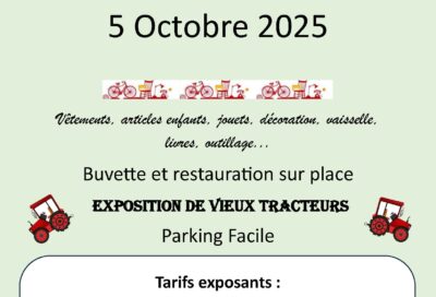 Vide-greniers et exposition de vieux tracteurs