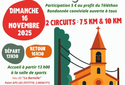 Marchons pour le Téléthon à St Julien du Puy_Saint-Julien-du-Puy