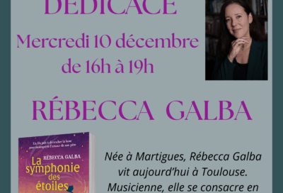 Dédicace Rébecca Galba