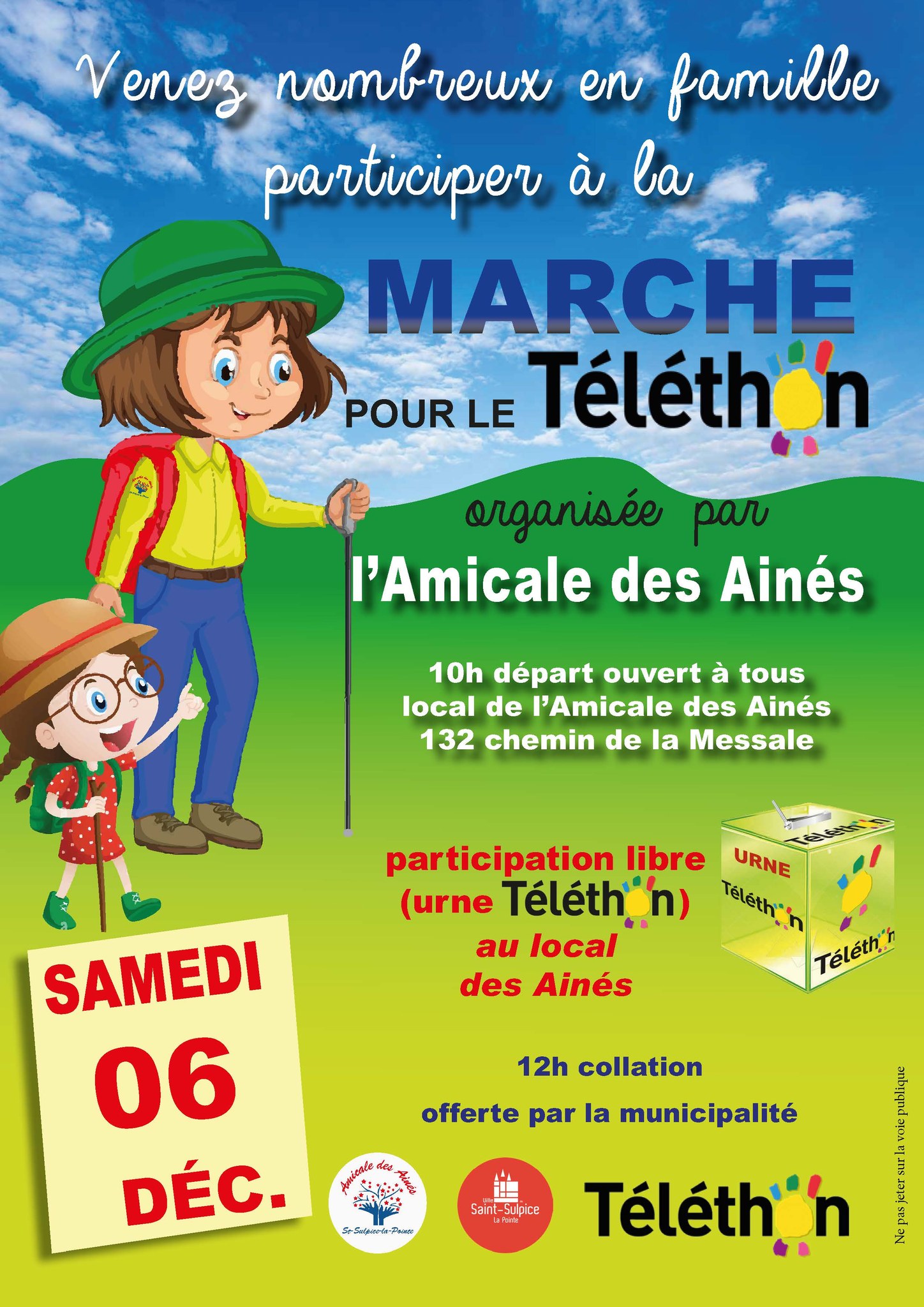 Marche du Téléthon_Saint-Sulpice