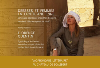 Cocktail littéraire «Déesses et Femmes en Egypte ancienne» avec Florence Quentin Égyptologue & écrivaine