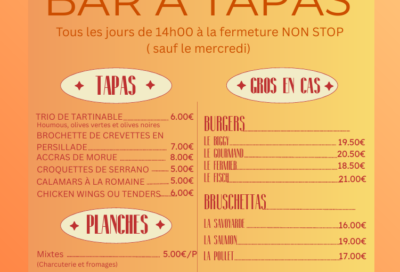 Bar à Tapas à la Table de Serviès