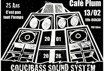 Week-end REGGAE DUB avec CouciBass Sound System & The Earliers