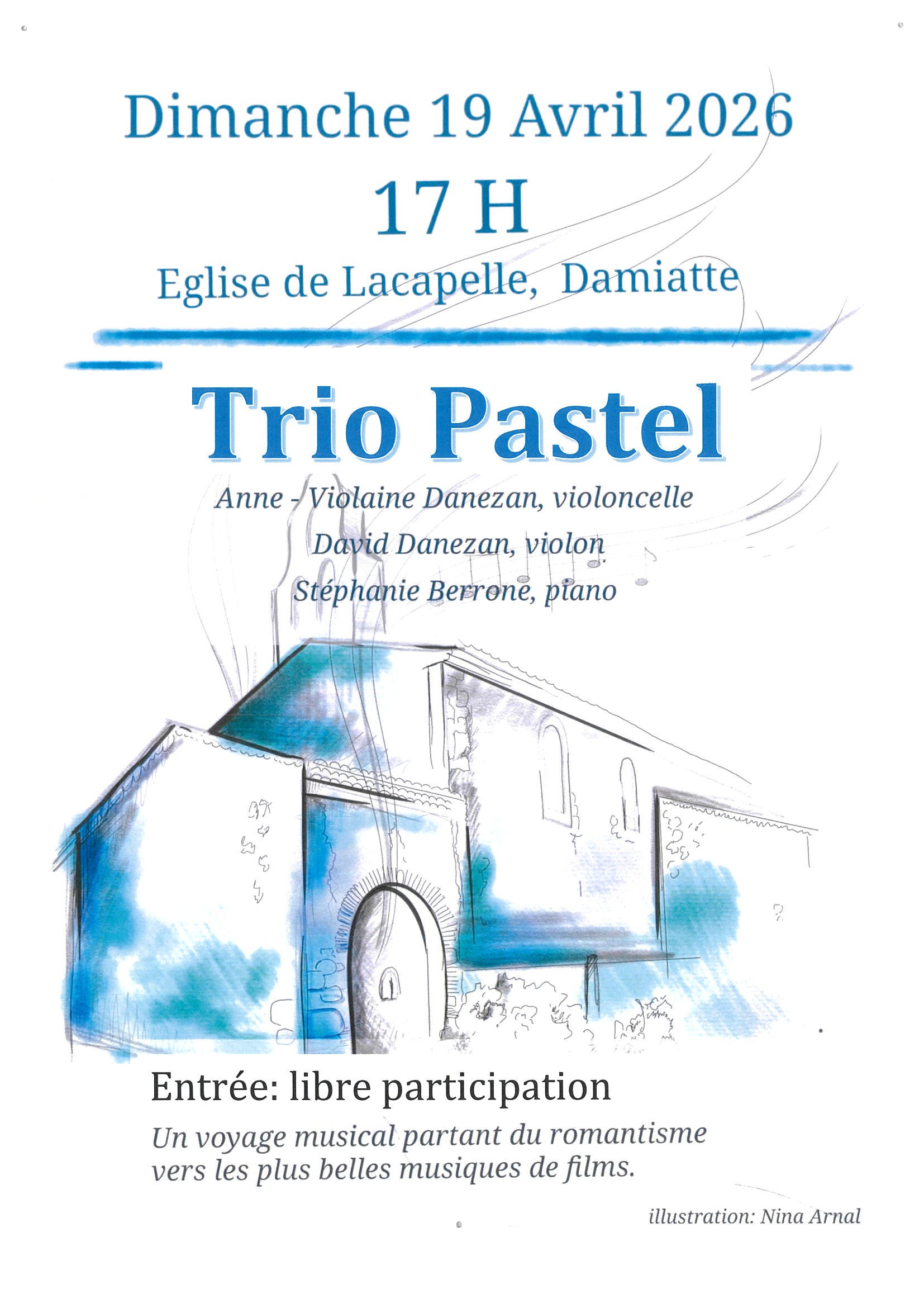 Concert du Trio Pastel