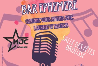 Bar éphémere à Brousse