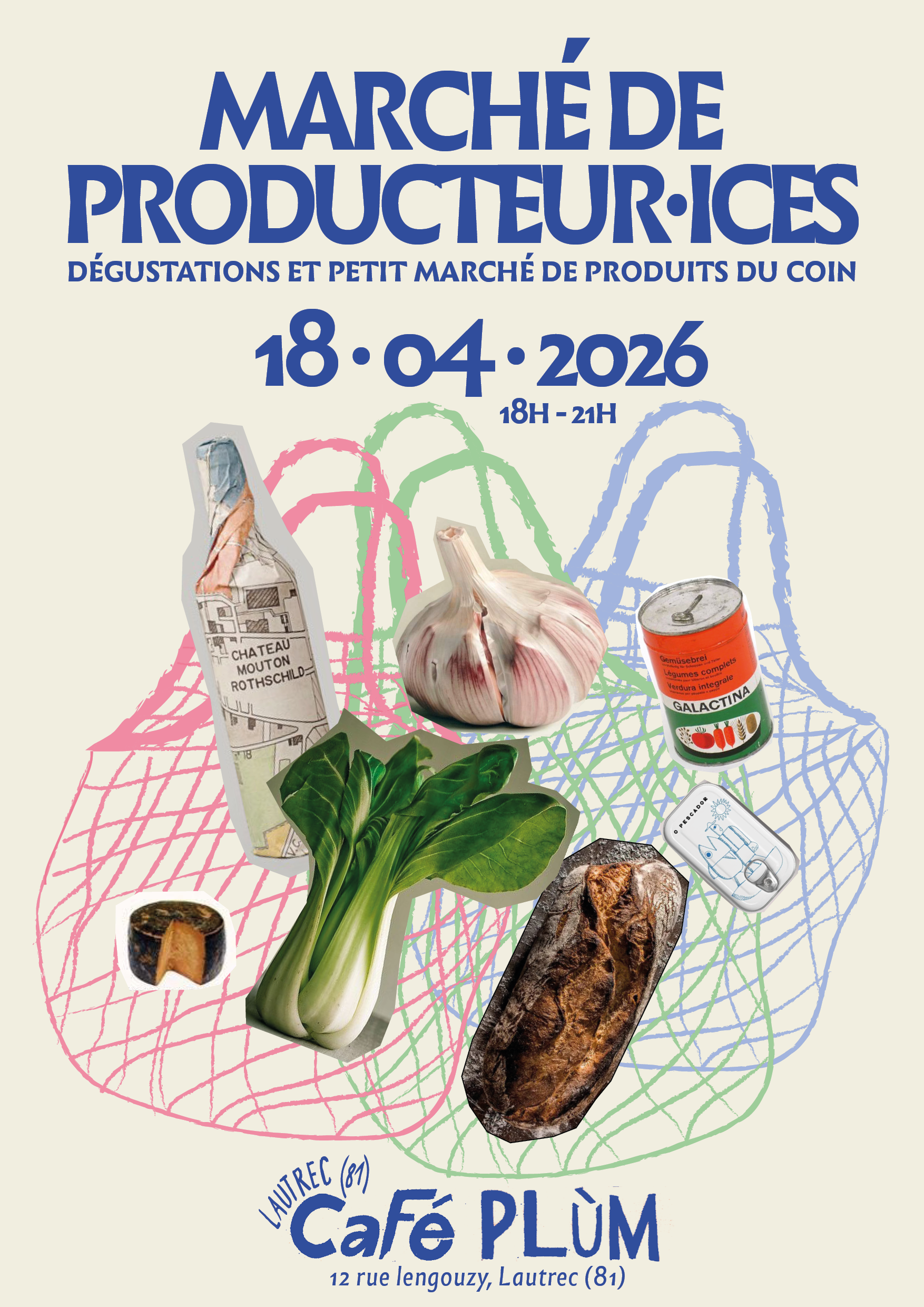 Marché des producteur·ices du Café Plùm