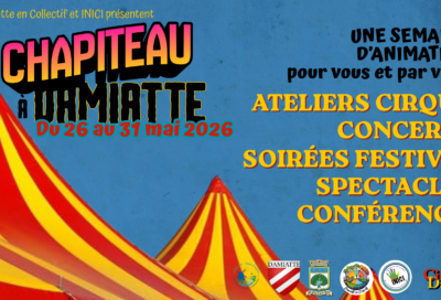 un CHAPITEAU à DAMIATTE