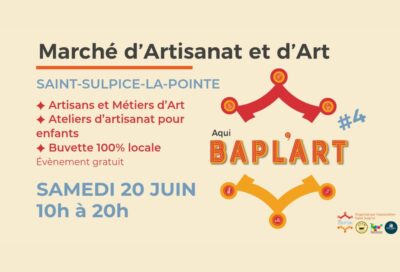 Marché d’artisanat et d’art – Aqui Bapl’art Saint -Sulpice_Saint-Sulpice